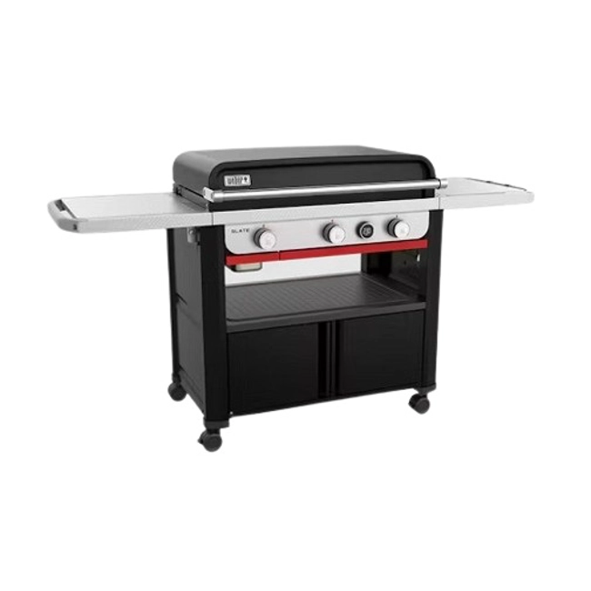 Vendita online Piastra Weber Slate GPD da 76 CM nera con supporto